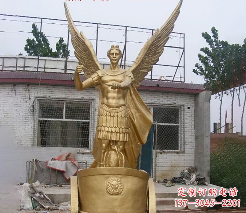 长沙阿波罗人物铜雕