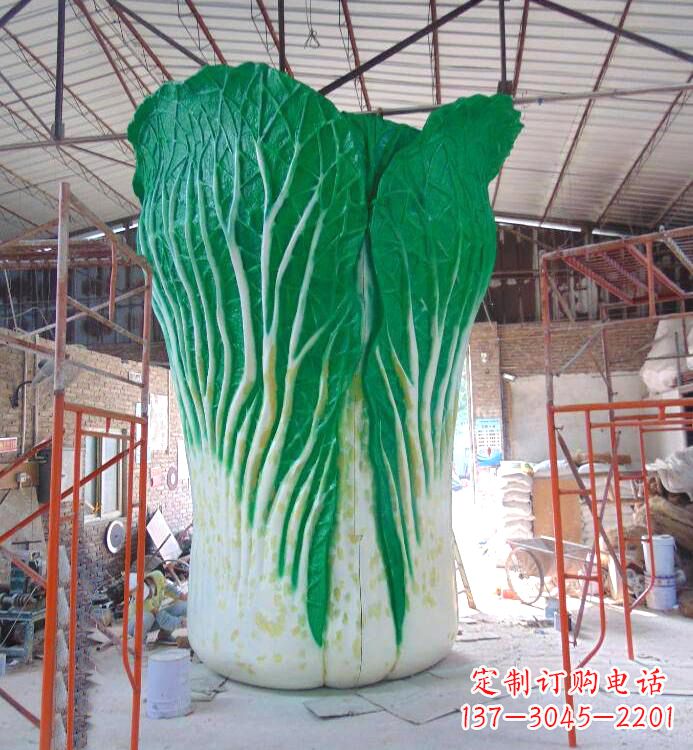 长沙白菜铜雕塑