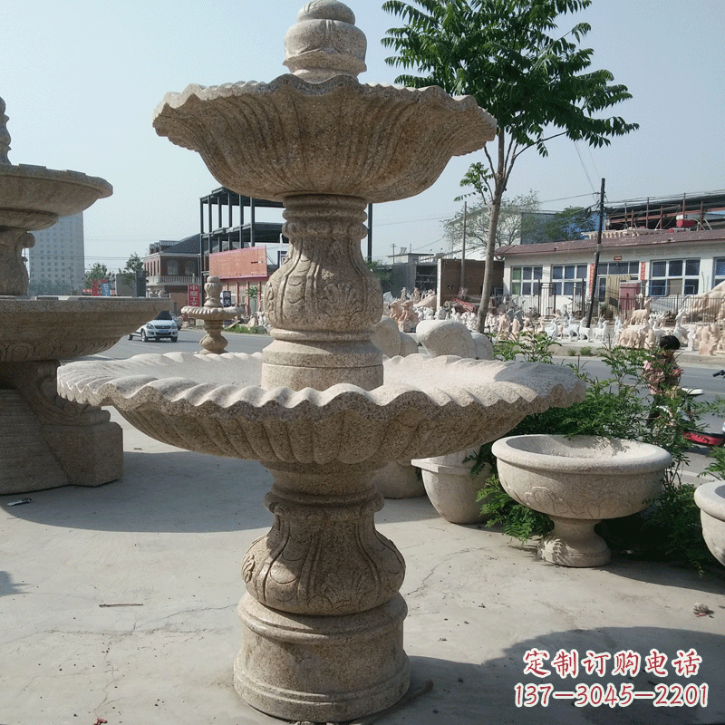 长沙砂岩雕塑喷泉
