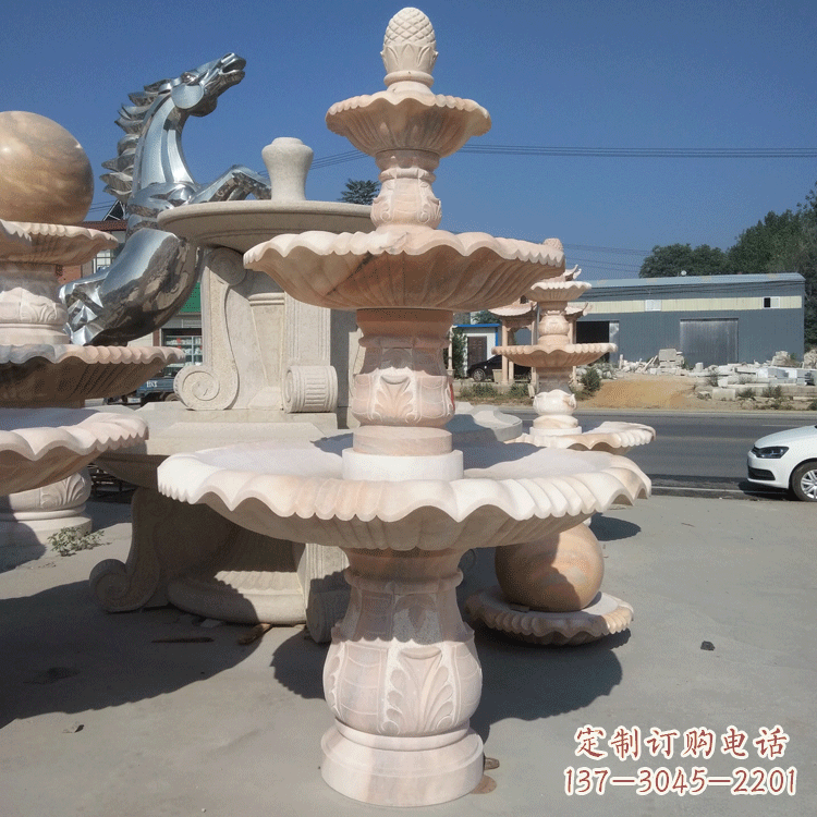 长沙四腿石雕喷泉
