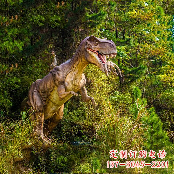 长沙霸王龙动物园恐龙雕塑