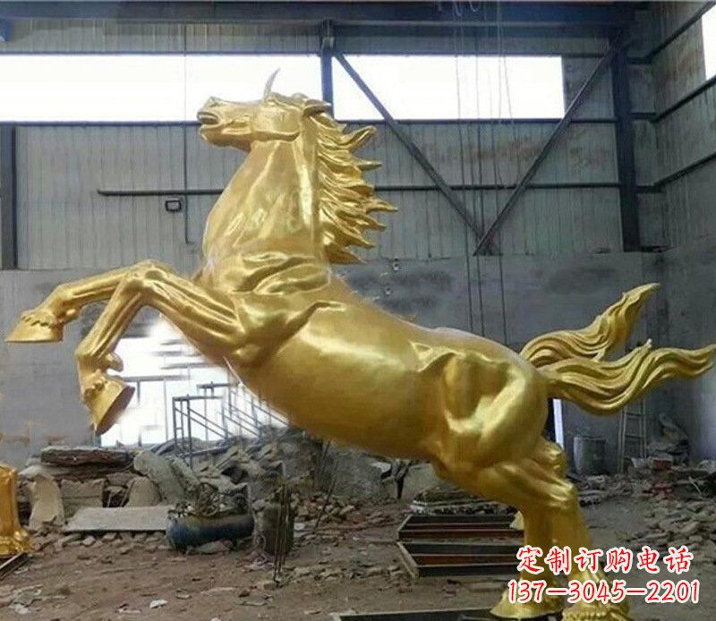 长沙精致马铜雕塑