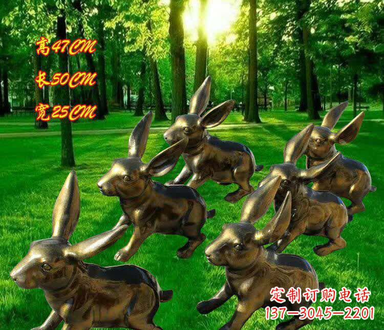 长沙兔子雕塑——激情活力的象征