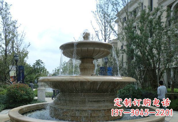 长沙别墅景观大型喷泉石雕 (3)