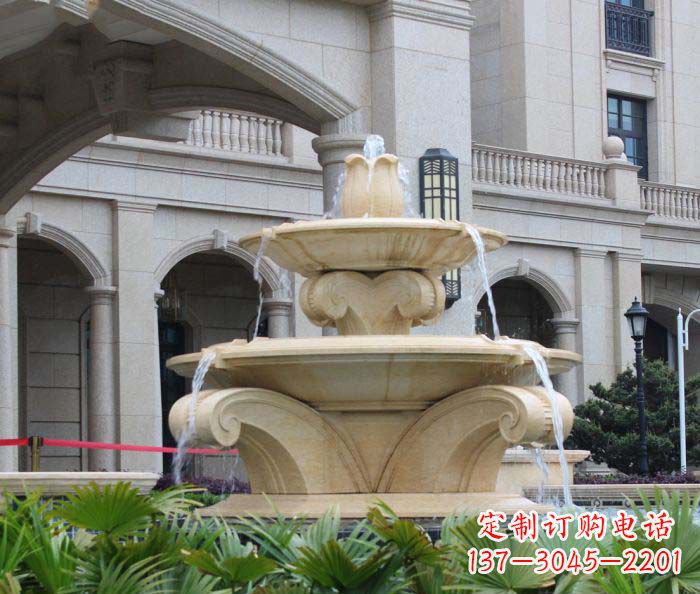 长沙别墅景观欧式喷泉石雕_1