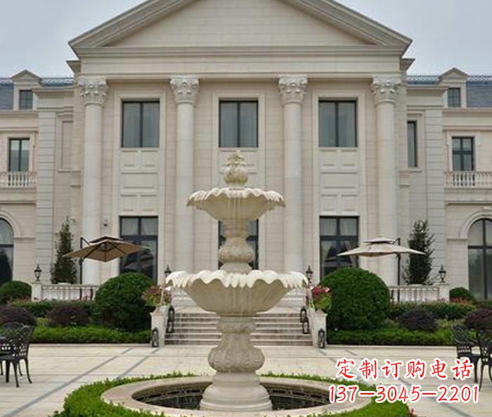 长沙别墅景观欧式喷泉石雕_2 (2)