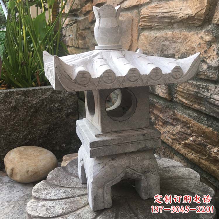 长沙别墅园林石灯