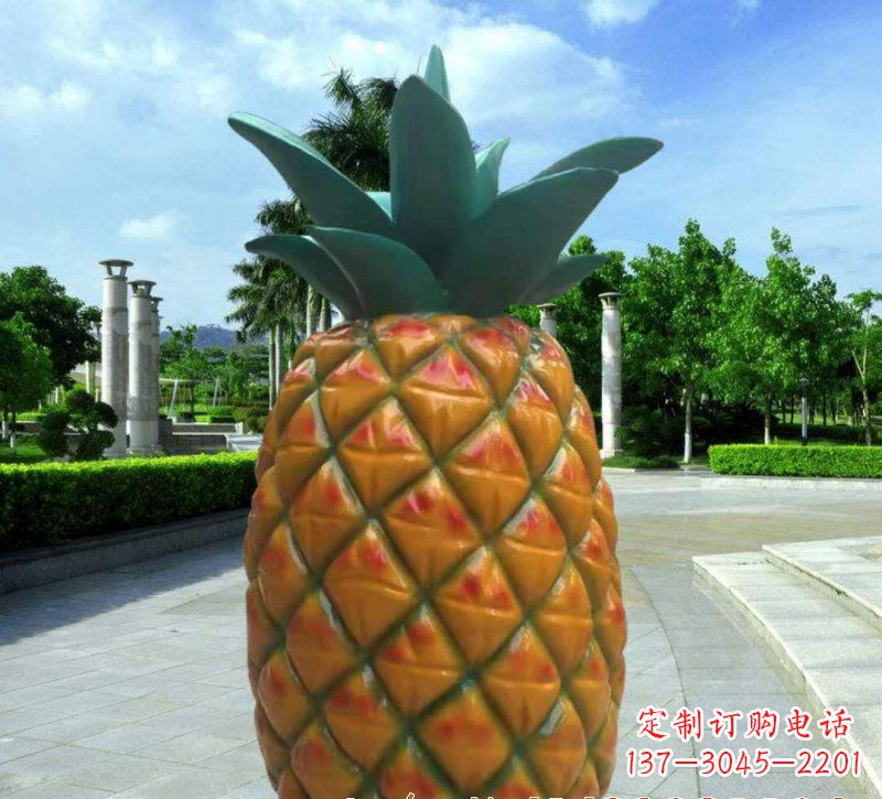 长沙玻璃钢菠萝灯
