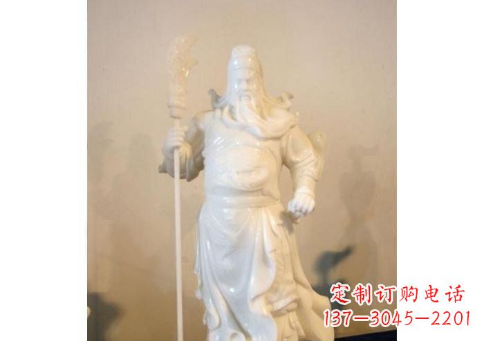 长沙关公雕塑玻璃钢制作的精美杰作