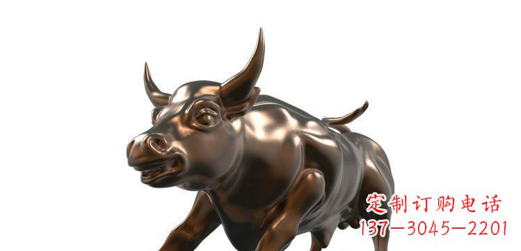 长沙玻璃钢仿铜牛公园动物雕塑视觉盛宴