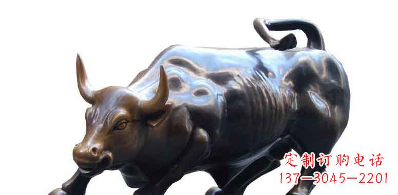 长沙玻璃钢仿铜牛公园动物雕塑雕刻艺术的精美绝伦