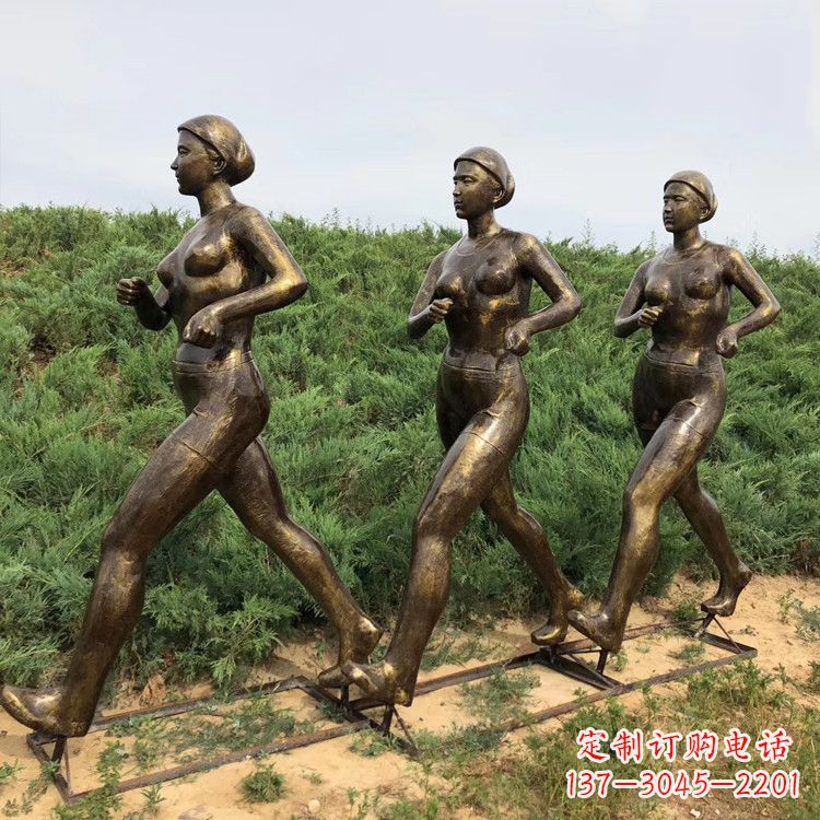 长沙玻璃钢仿铜女人雕塑精致细腻的艺术品