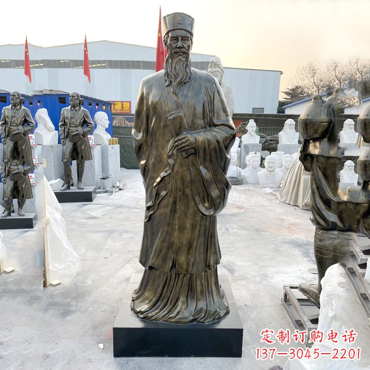 长沙苏东坡玻璃钢仿铜雕塑