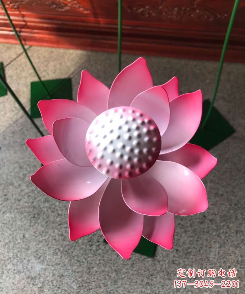 长沙玻璃钢荷花雕塑