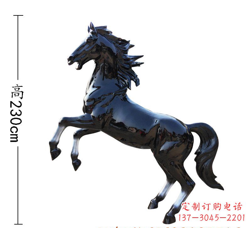 长沙玻璃钢马雕塑精美外形、经久耐用