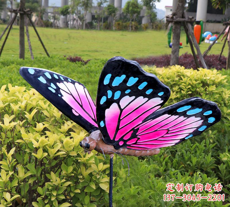 长沙玻璃钢蝴蝶雕塑