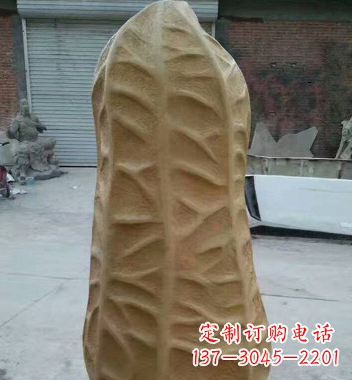 长沙玻璃钢精美花生雕塑