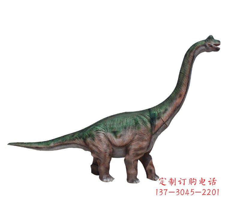 长沙玻璃钢仿真恐龙腕龙雕塑