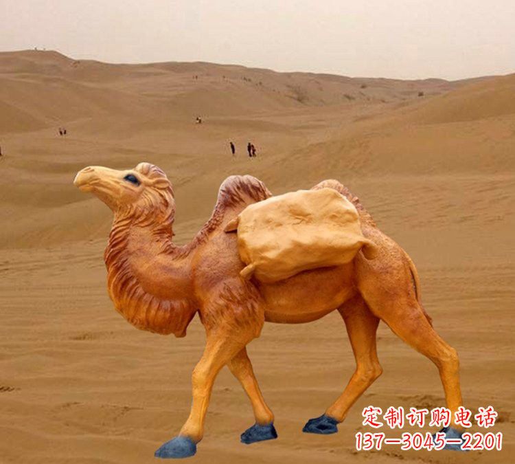 长沙玻璃钢骆驼雕塑