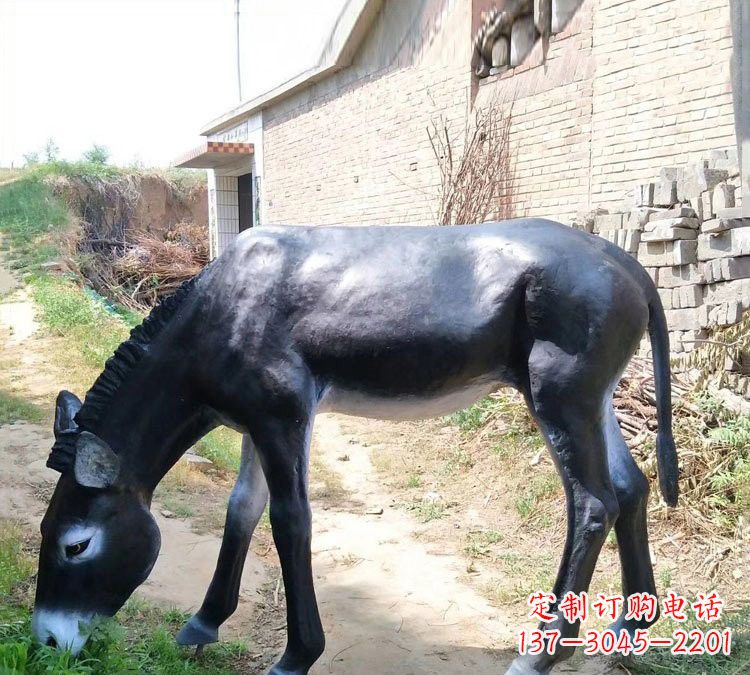 长沙玻璃钢雕刻毛驴,传承传统文化
