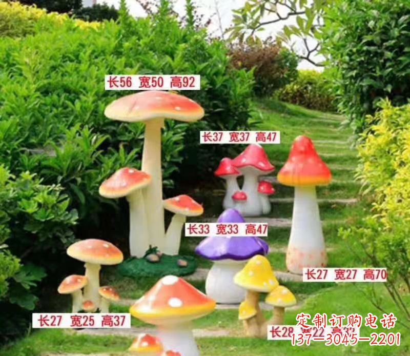 长沙玻璃钢蘑菇雕塑——描绘美丽景色