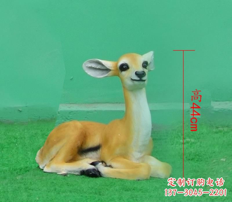 长沙玻璃钢制作的羚羊雕塑