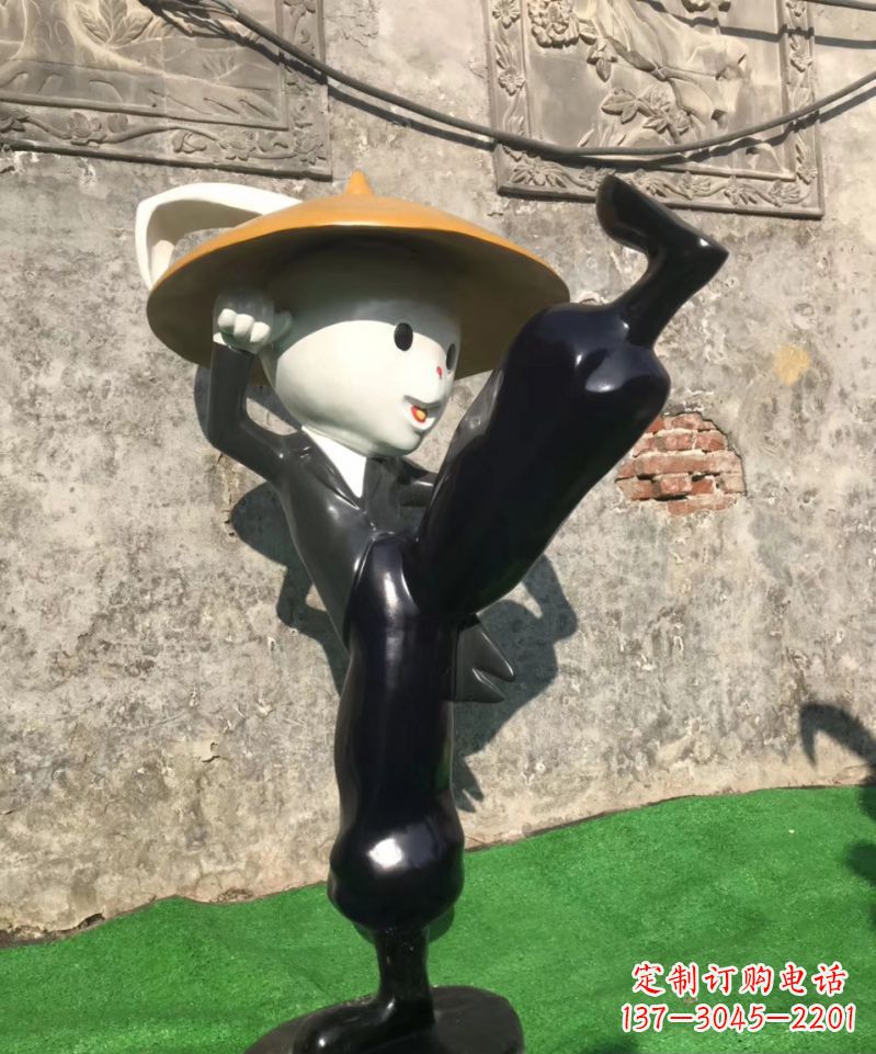 长沙玻璃钢兔子雕塑精美绝伦
