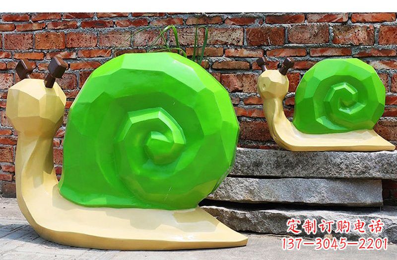 长沙玻璃钢蜗牛雕塑——浪漫又充满灵感