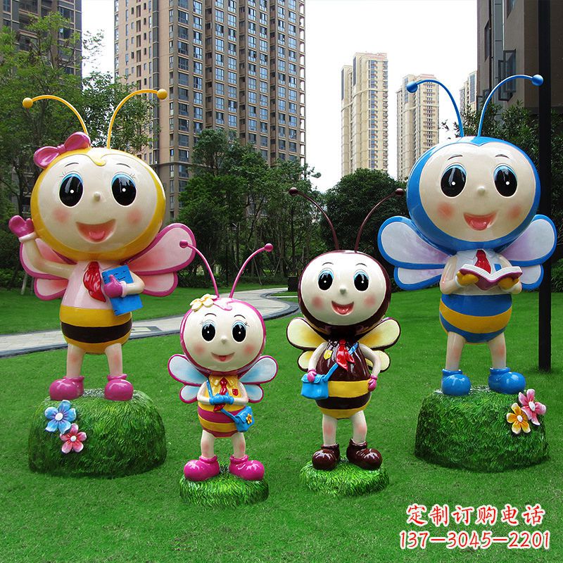 长沙玻璃钢制蜜蜂雕塑让你的家园拥有自然之美