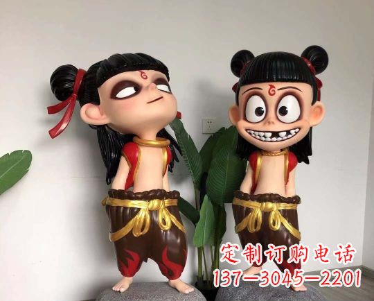 长沙玻璃钢制作的哪吒雕塑一种神奇的艺术