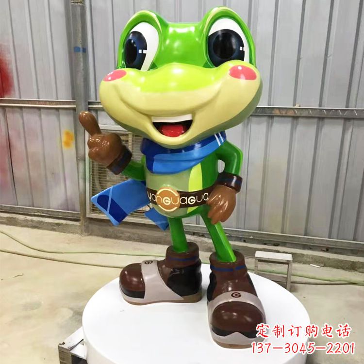 长沙玻璃钢青蛙雕塑——为商场儿童游乐场增添点缀