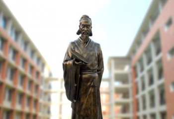 长沙祖冲之雕像——传承校园历史的象征