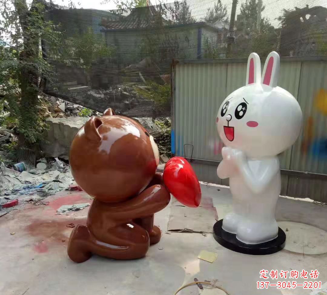 长沙玻璃钢卡通熊猫雕塑精美的动物雕塑