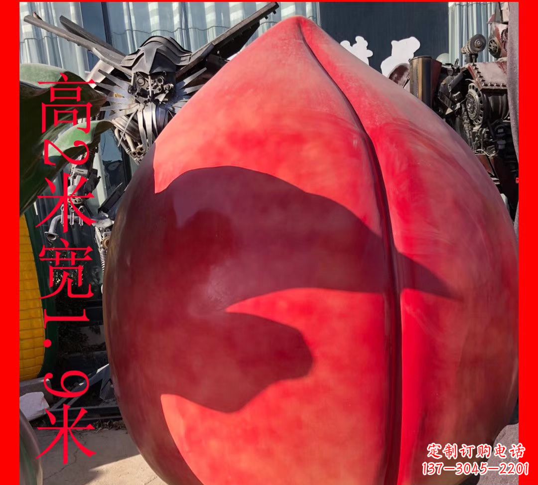 长沙玻璃钢水果雕塑——给你一个美好的景观