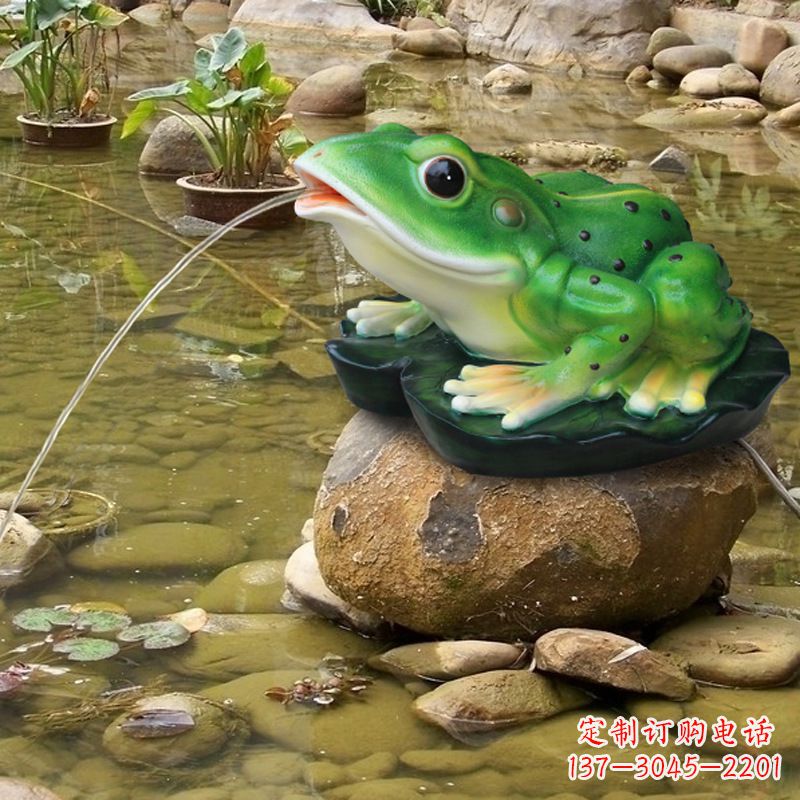 长沙玻璃钢青蛙雕塑——艺术与自然的完美结合