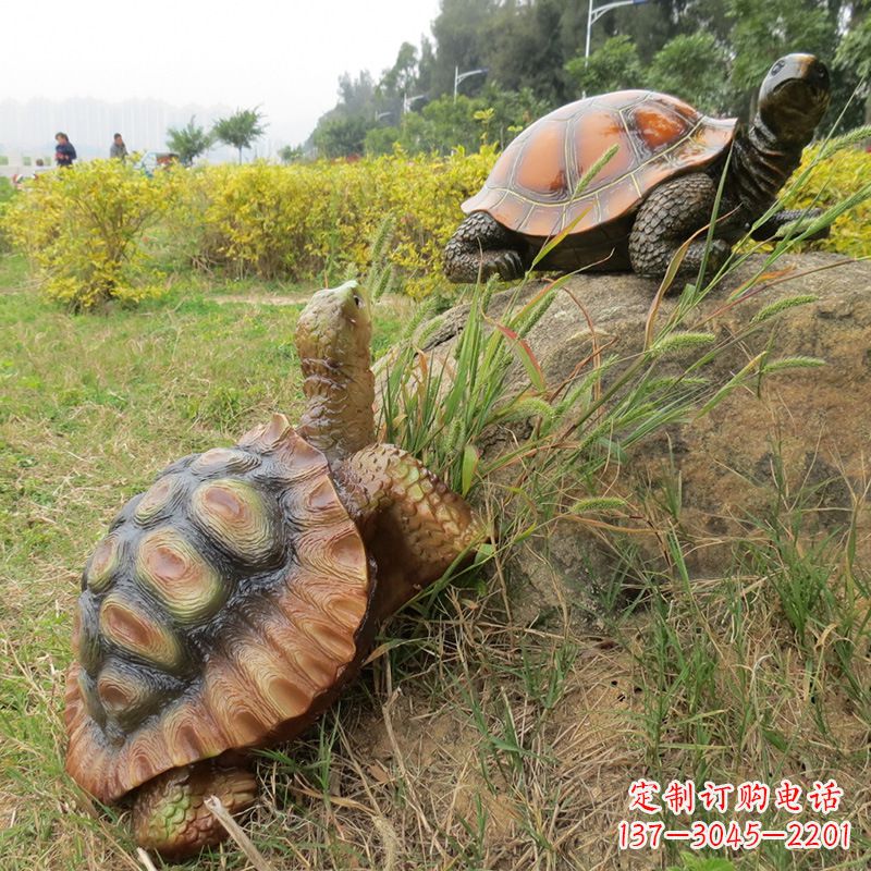 长沙玻璃钢乌龟雕塑别致而古朴