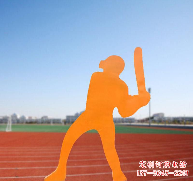 长沙棒球运动人物雕塑传承棒球精神