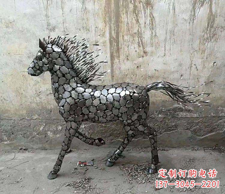 长沙不锈钢奔马雕塑艺术与自由的象征