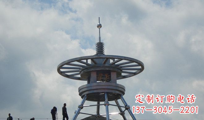 长沙不锈钢避雷针雕塑——安全守护者