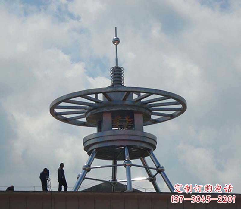 长沙不锈钢避雷针景观雕塑——安全防护与美丽结合