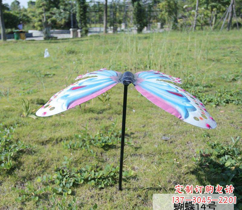长沙不锈钢彩色蝴蝶雕塑艺术之美