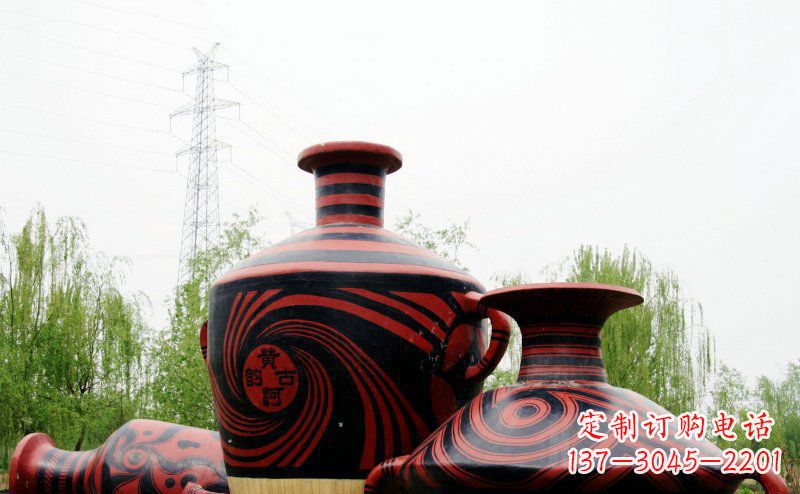 长沙不锈钢彩色花盆雕塑让空间更加精致