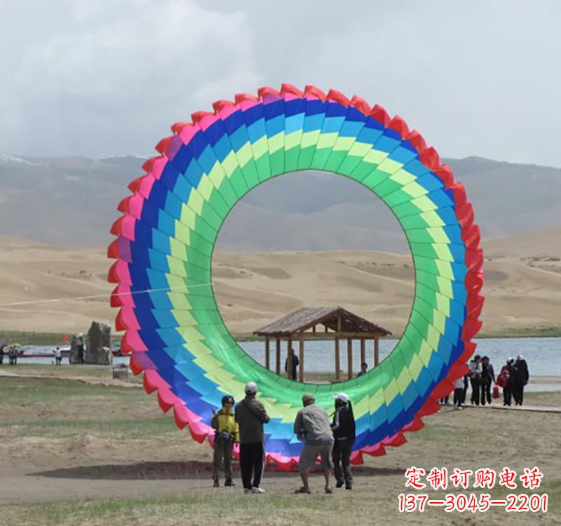长沙不锈钢彩色圆环雕塑——精致的艺术瑰宝