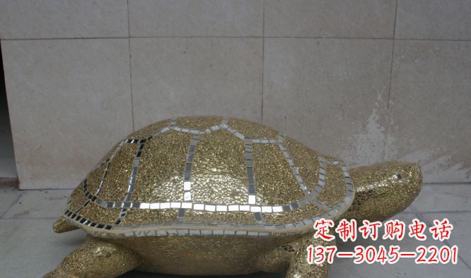 长沙不锈钢彩银乌龟公园景观雕塑艺术与自然的完美融合