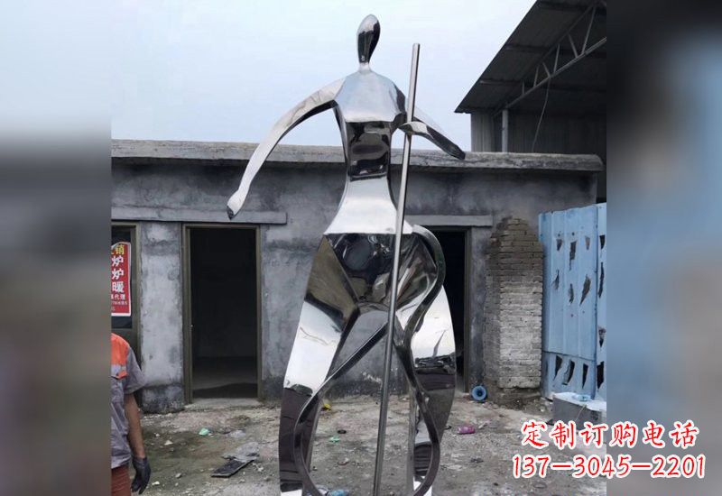 长沙精致的不锈钢大提琴雕塑