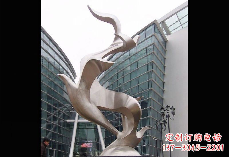 长沙精美的不锈钢大雁雕塑