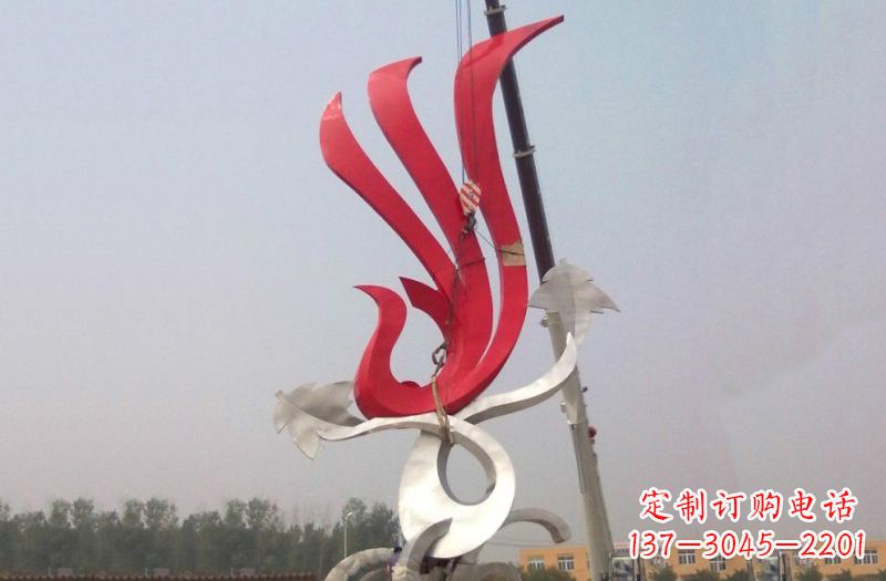 长沙不锈钢凤凰雕塑安装介绍