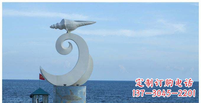 长沙海螺雕塑不锈钢的精美艺术