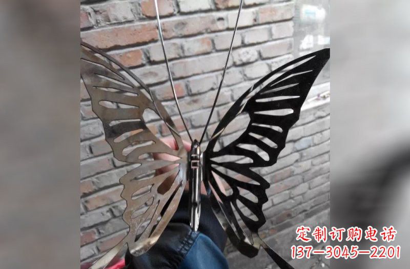长沙精美不锈钢蝴蝶雕塑