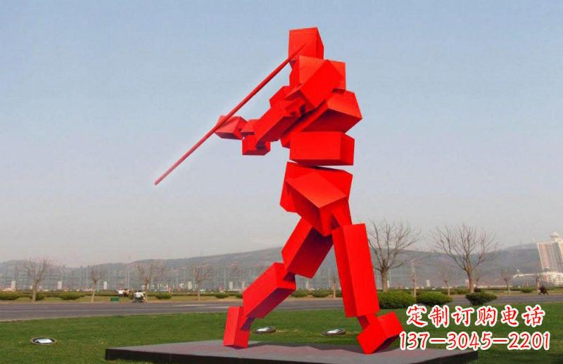 长沙不锈钢标枪雕塑